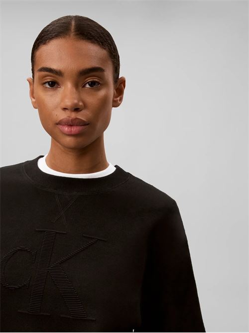 logo ottoman ls pullover CALVIN KLEIN JEANS | LV047H315GUB1